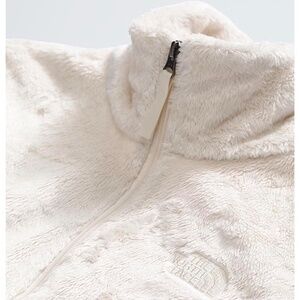 The North Face Jacket Womens Large Ivory Full Zip Fuzzy Fleece Jacket